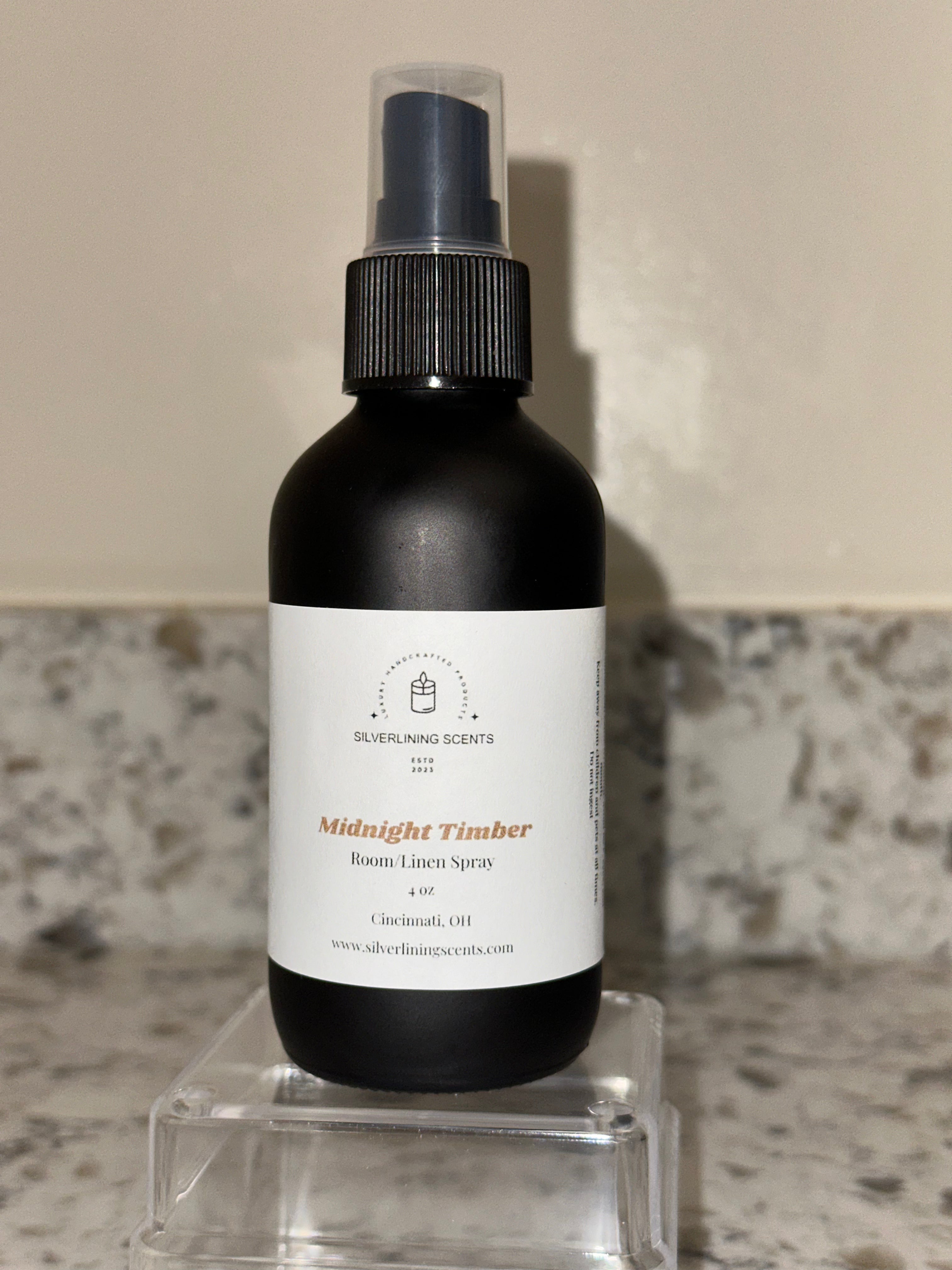 Midnight Timber Room/Linen Spray