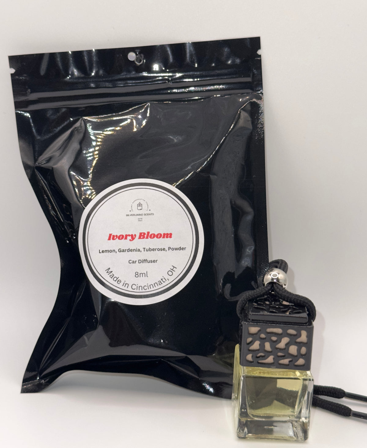 Ivory Bloom Car Diffuser